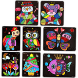 Maxbell Art Craft Transfer Cartoon Paint Creative Learning Drawing Animal Paradise