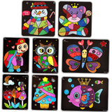 Maxbell Art Craft Transfer Cartoon Paint Creative Learning Drawing Animal Paradise