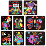 Maxbell Art Craft Transfer Cartoon Paint Creative Learning Drawing Animal Paradise
