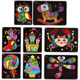 Maxbell Art Craft Transfer Cartoon Paint Creative Learning Drawing Colorful