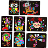 Maxbell Art Craft Transfer Cartoon Paint Creative Learning Drawing Colorful