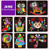 Maxbell Art Craft Transfer Cartoon Paint Creative Learning Drawing Colorful