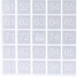Maxbell Silicone 1-100 Number Board Mold Epoxy Casting Mould Resin Crafts Supplies