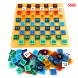 Maxbell Silicone 1-100 Number Board Mold Epoxy Casting Mould Resin Crafts Supplies