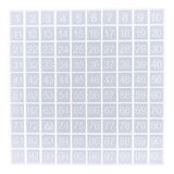 Maxbell Silicone 1-100 Number Board Mold Epoxy Casting Mould Resin Crafts Supplies