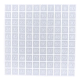 Maxbell Silicone 1-100 Number Board Mold Epoxy Casting Mould Resin Crafts Supplies