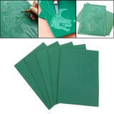 Maxbell 5Pcs Carving Rubber Plate Printmaking Stamp Carving Sheet Artwork Making