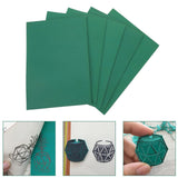 Maxbell 5Pcs Carving Rubber Plate Printmaking Stamp Carving Sheet Artwork Making