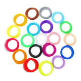 Maxbell 20Pcs 3D Printer Filament 1.75mm 3D Drawing Printer Pen Spool Roll Printing