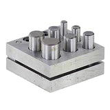 Maxbell 7 Sizes Disc Cutter Set Durable Accessories ,Coin Pendant Punch and Die Set