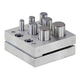 Maxbell 7 Sizes Disc Cutter Set Durable Accessories ,Coin Pendant Punch and Die Set