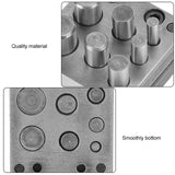 Maxbell 7 Sizes Disc Cutter Set Durable Accessories ,Coin Pendant Punch and Die Set