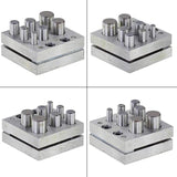 Maxbell 7 Sizes Disc Cutter Set Durable Accessories ,Coin Pendant Punch and Die Set