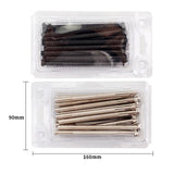 Maxbell 20PCS Leather Tools Working Saddle Making Set Carving Craft Stamp Punch Tool White