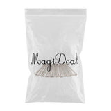 Maxbell 20PCS Leather Tools Working Saddle Making Set Carving Craft Stamp Punch Tool White