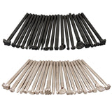 Maxbell 20PCS Leather Tools Working Saddle Making Set Carving Craft Stamp Punch Tool White