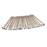 Maxbell 20PCS Leather Tools Working Saddle Making Set Carving Craft Stamp Punch Tool White