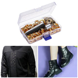 Maxbell 5/8/10/12mm Leathercraft Eyelets + Punch Tools Kits Grommets Rings 10mm