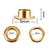 Maxbell 5/8/10/12mm Leathercraft Eyelets + Punch Tools Kits Grommets Rings 5mm