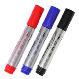 Maxbell 15 Pcs/Pack White Board Markers Pen Erasable 3 Colors Water-Based for Office