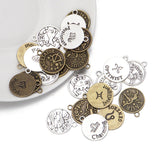 Maxbell 24x Mens Retro Pendant Star Sign Horoscope Semi-Matte Finish Birthday Gift