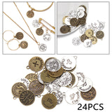 Maxbell 24x Mens Retro Pendant Star Sign Horoscope Semi-Matte Finish Birthday Gift