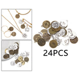 Maxbell 24x Mens Retro Pendant Star Sign Horoscope Semi-Matte Finish Birthday Gift