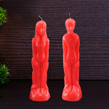 Maxbell 3D Candle Mold Humanoid Fondant Tools Making Supplies Ornaments Candles Wax