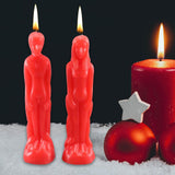 Maxbell 3D Candle Mold Humanoid Fondant Tools Making Supplies Ornaments Candles Wax