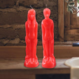 Maxbell 3D Candle Mold Humanoid Fondant Tools Making Supplies Ornaments Candles Wax