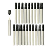 Maxbell 10Pcs Empty Whiteboard Pen Blank Paint Whiteboard Pen Barrels Tube Marker Grey Rod Round Head