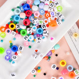 Maxbell Spacer Beads Square Small Bracelet Beads DIY Kit for Charms Jewelry Making