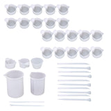 Maxbell Measuring Cups Tea Coffee Cooking Scoops Glue Stick Sugar Cake Baking Card Slot 46x35x20mm