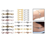 Maxbell 8x Alloy Lobster Clasps Claw Jewelry Making for Keyring Necklace 46mm