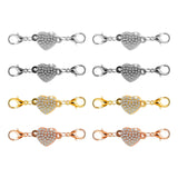 Maxbell 8x Alloy Lobster Clasps Claw Jewelry Making for Keyring Necklace 41x11mm