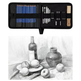 Maxbell 12Pcs Drawing Pencil Set Sketching Artist's Pencil Kit Painting for Adults