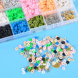 Maxbell Clay Beads Jewelry Making Kit Necklace Multicolor Scissors Organizer Box