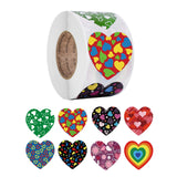 Maxbell 500Pcs/Lot Heart Shaped Stickers Scrapbooking DIY Handmade for Gift Box