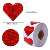Maxbell 500x Love Stickers Packaging Tags Labels Decor Cards Scrapbook Gift Crafts 3.8cm