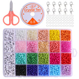 Maxbell Spacer Seed Beads Set Lobster Clasps Alphabet Bead Jewelry Making Beading