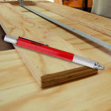 Maxbell Screen Tool Stylus Pen With Spirit Level Multitool Ruler Screwdriver 6 in1 Red