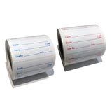 Maxbell 500 Pieces Food Storage Labels Adhesive Leaves No Residue 50x25mm Red font