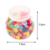 Maxbell 300Pcs Resin Buttons Scrapbooking Flat Back for Sewing DIY Crafts Clothe