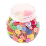 Maxbell 300Pcs Resin Buttons Scrapbooking Flat Back for Sewing DIY Crafts Clothe