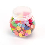 Maxbell 300Pcs Resin Buttons Scrapbooking Flat Back for Sewing DIY Crafts Clothe