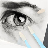Maxbell Art Sketch Wipe Knife 10 Sponge Heads Wipe Pen Student Sketch Tool