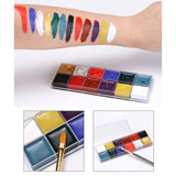 Maxbell Waterproof Makeup Tool Washable Portable for Carnivals Adults Kids Children