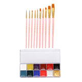 Maxbell Waterproof Makeup Tool Washable Portable for Carnivals Adults Kids Children