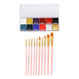 Maxbell Waterproof Makeup Tool Washable Portable for Carnivals Adults Kids Children