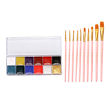 Maxbell Waterproof Makeup Tool Washable Portable for Carnivals Adults Kids Children